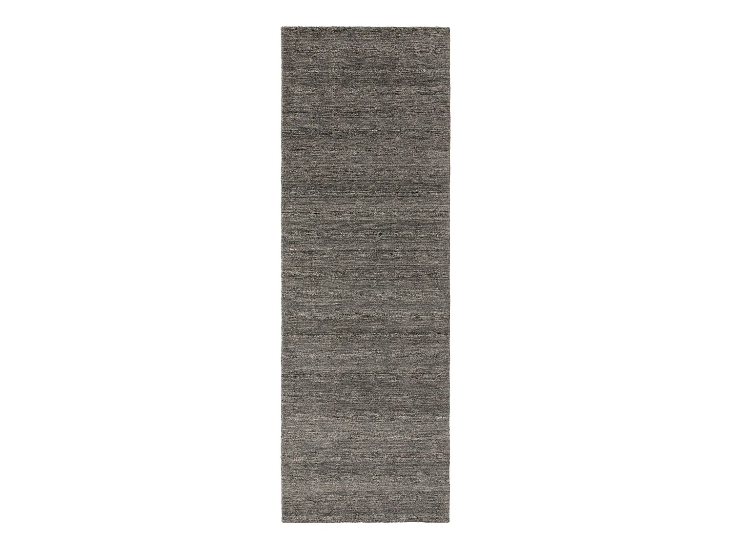 Tapis de couloir en laine Jamal Gris 80x300 cm