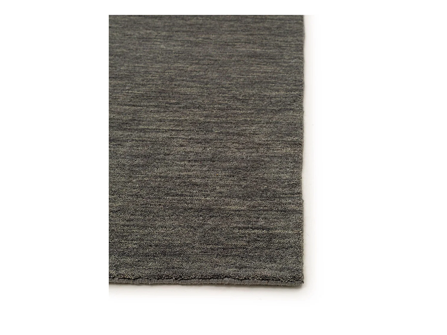 Tapis de couloir en laine Jamal Gris 80x300 cm