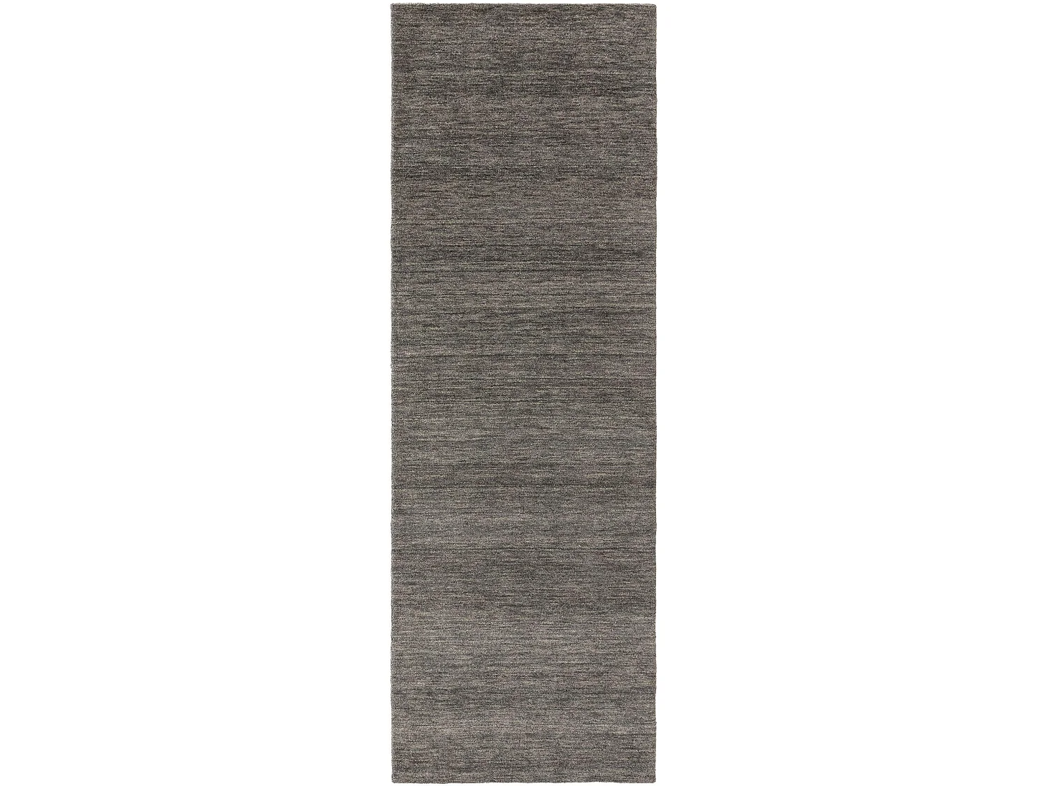 Tapis de couloir en laine Jamal Gris 80x300 cm