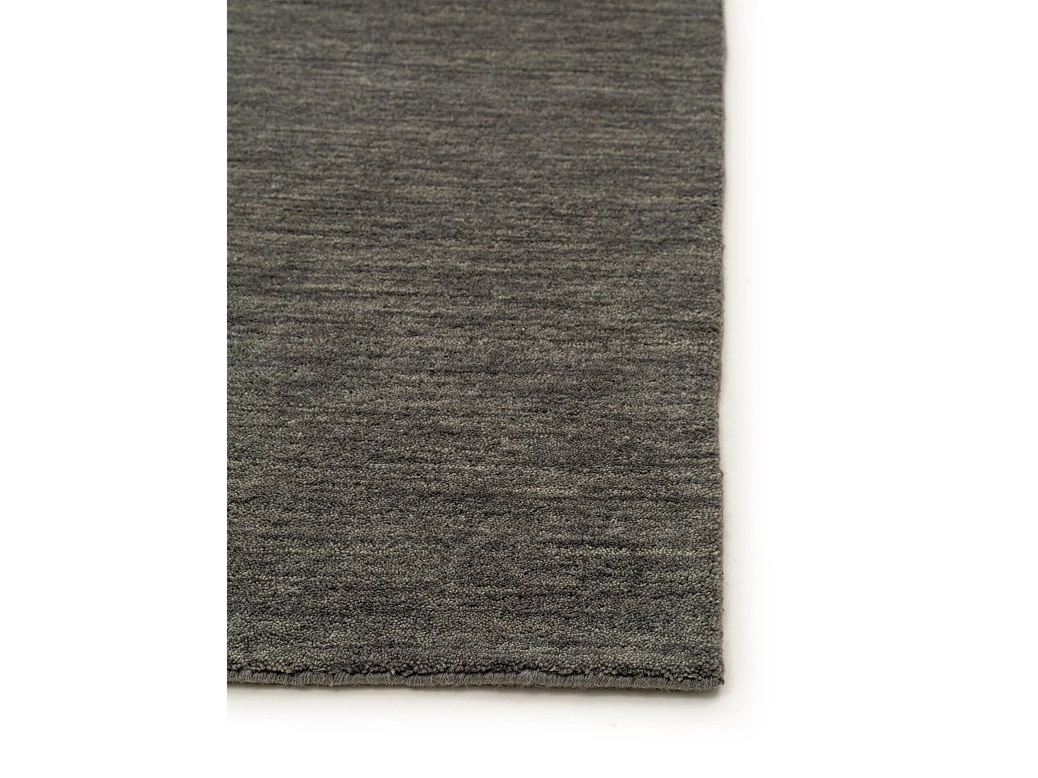Tapis de couloir en laine Jamal Gris 80x300 cm