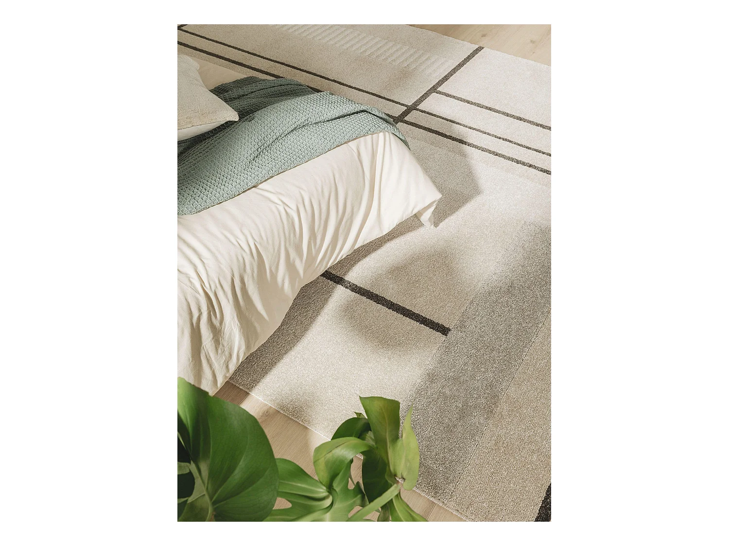 Tapis Ida Crème/Anthracite 160x230 cm