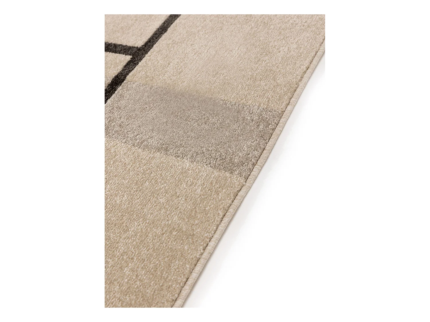 Tapis Ida Crème/Anthracite 160x230 cm