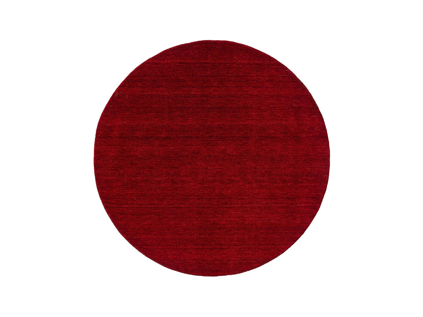 Tapis en laine rond Jamal Rouge ø 120 cm rond