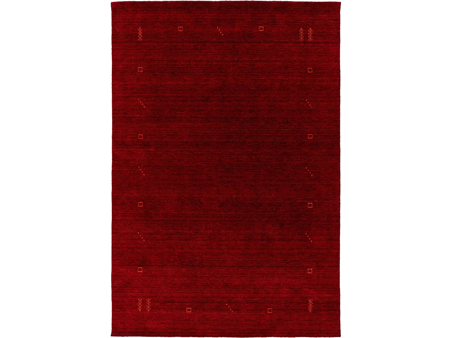 Tapis de laine Jamal Rouge 250x350 cm