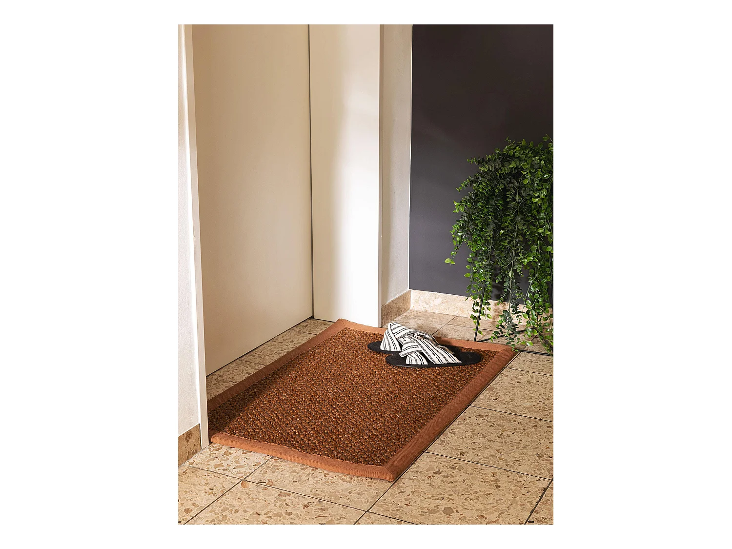 Paillasson Greta Marron clair 60x90 cm