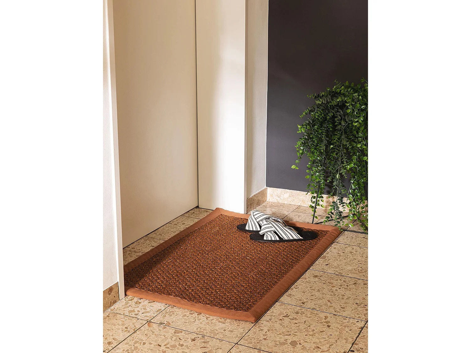 Paillasson Greta Marron clair 60x90 cm