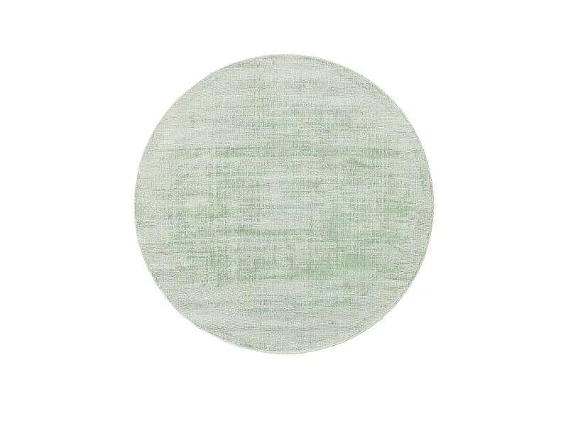 Tapis en viscose Rond Nova Menthe ø 120 cm rond