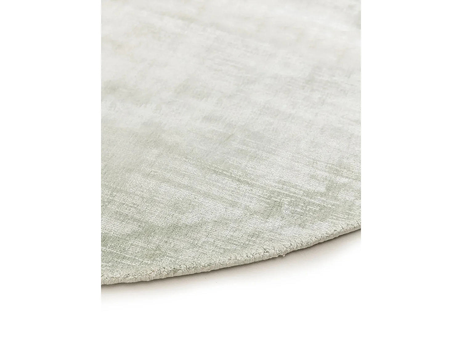 Tapis en viscose Rond Nova Menthe ø 120 cm rond