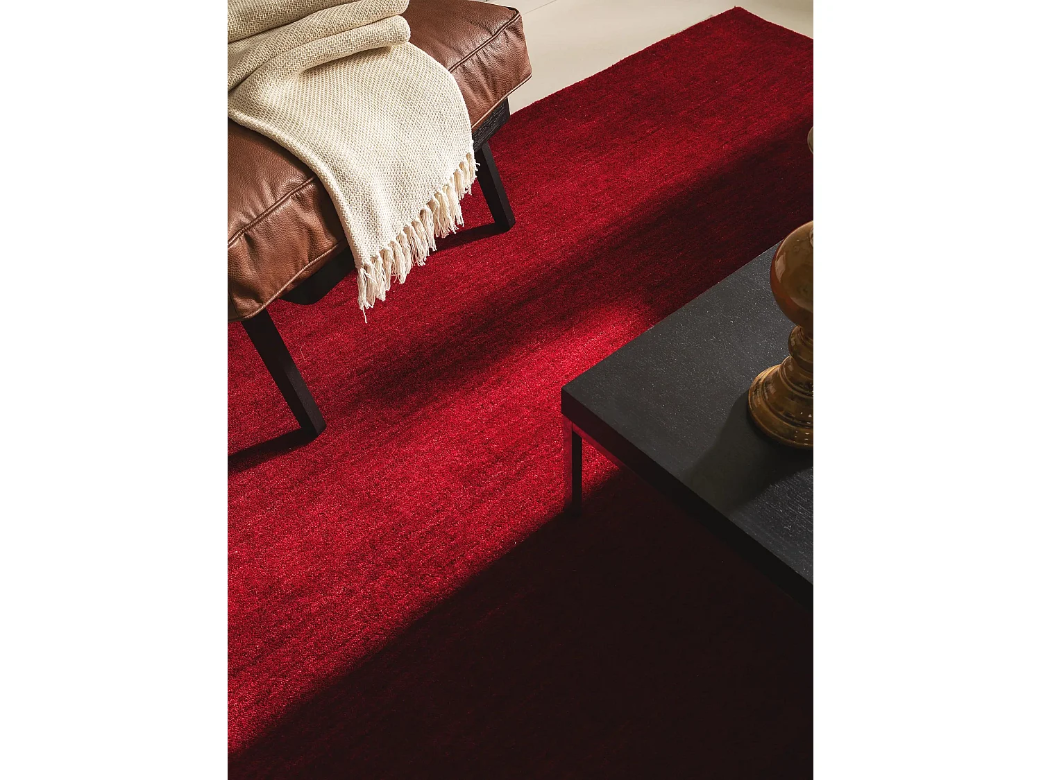 Tapis de laine Jamal Rouge 300x400 cm