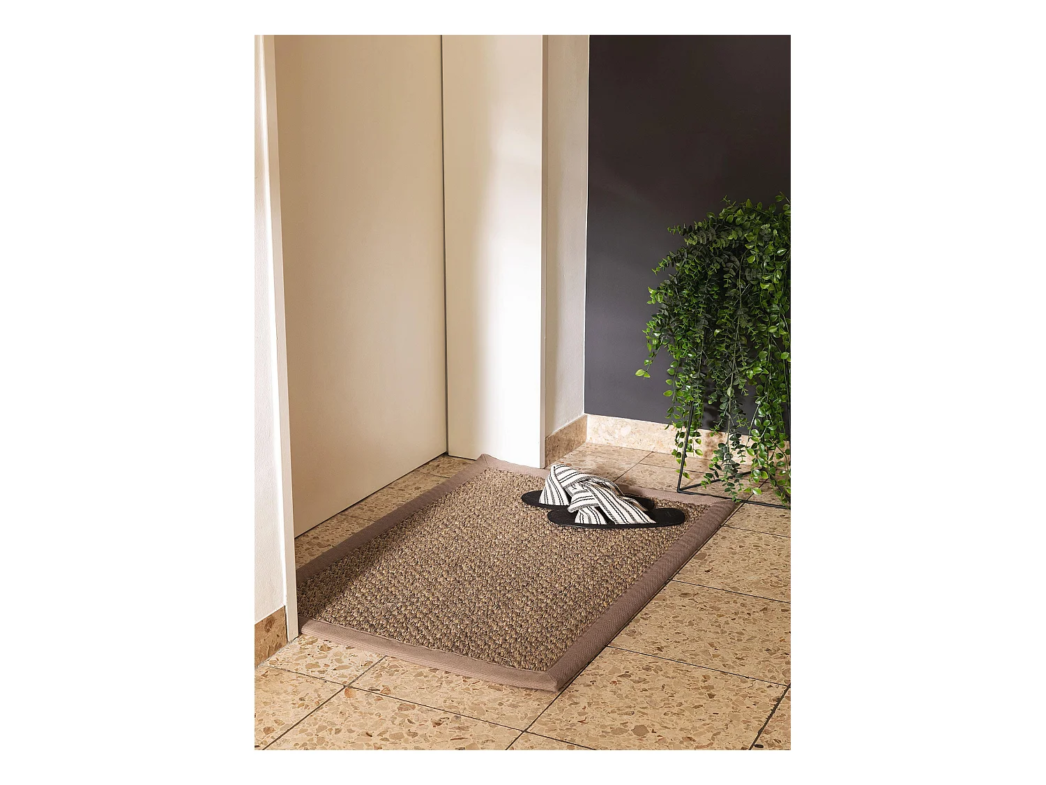 Paillasson Greta Gris 60x90 cm