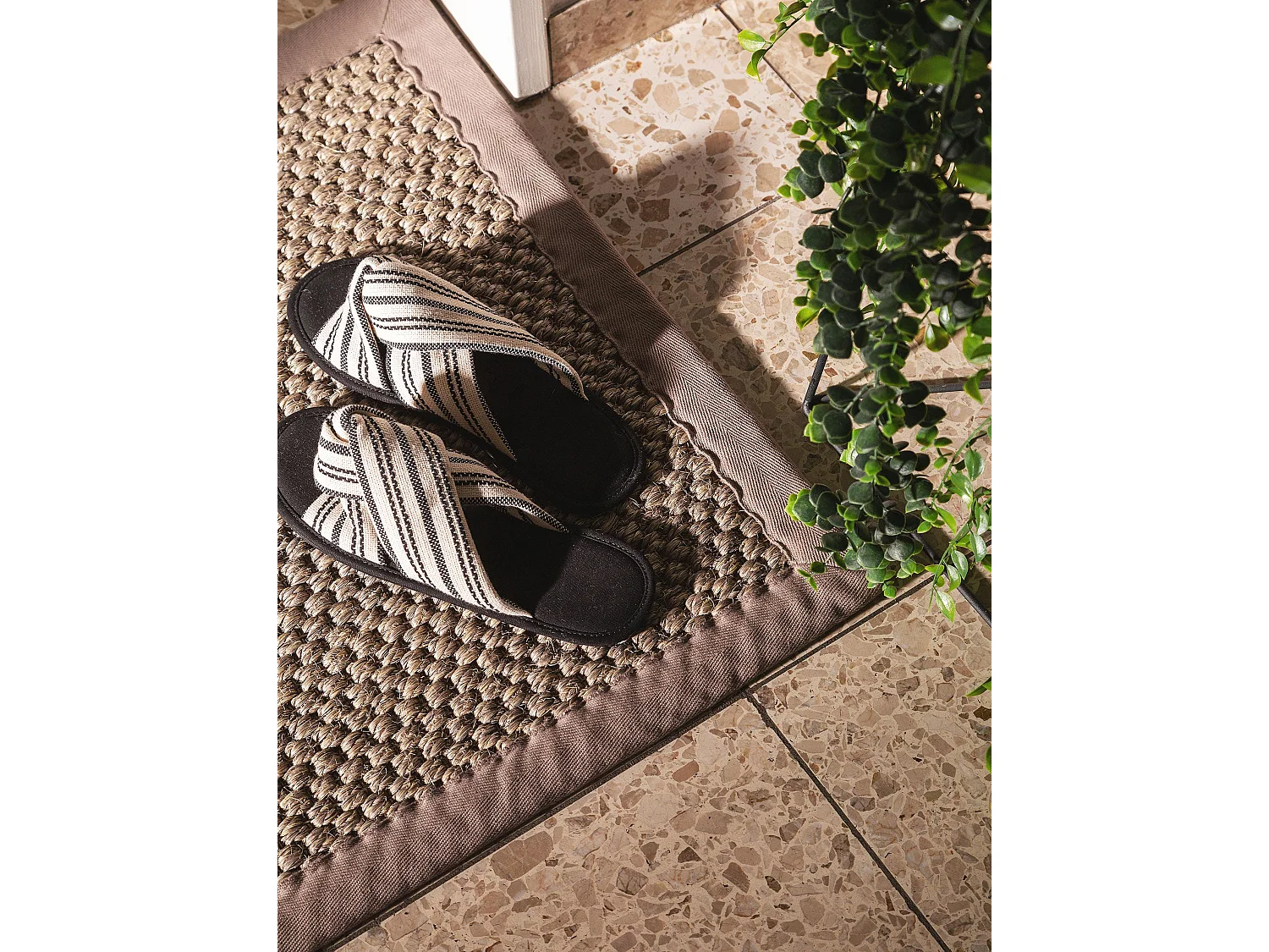 Paillasson Greta Gris 60x90 cm