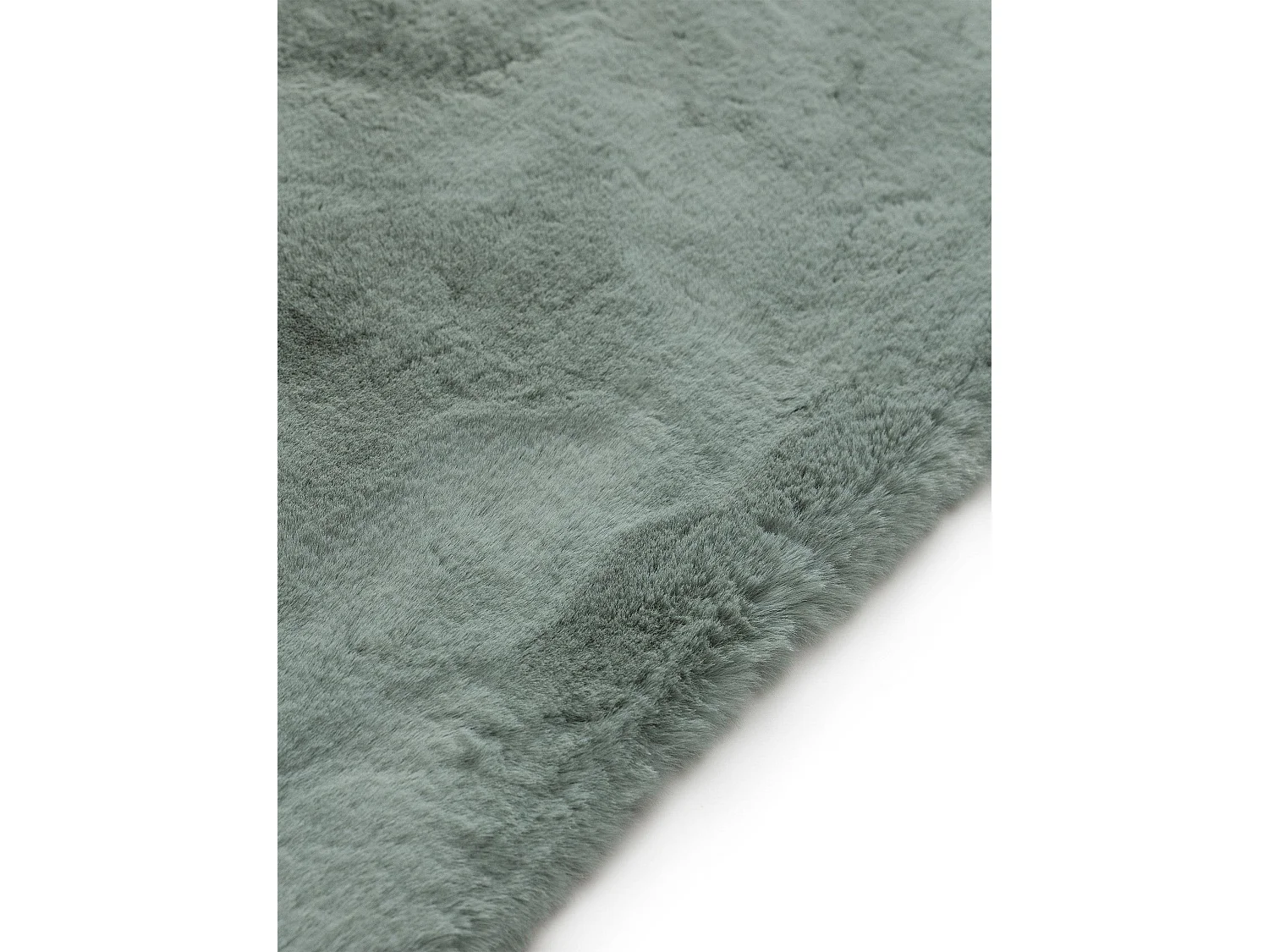 Tapis de fourrure Dave Menthe 80x240 cm