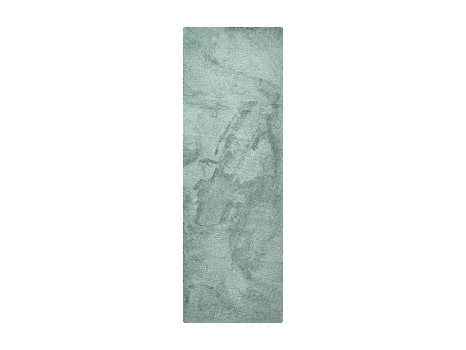 Tapis de fourrure Dave Menthe 80x240 cm