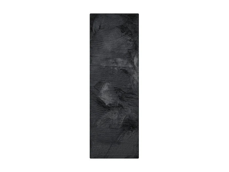 Tapis de fourrure Dave Anthracite 80x240 cm