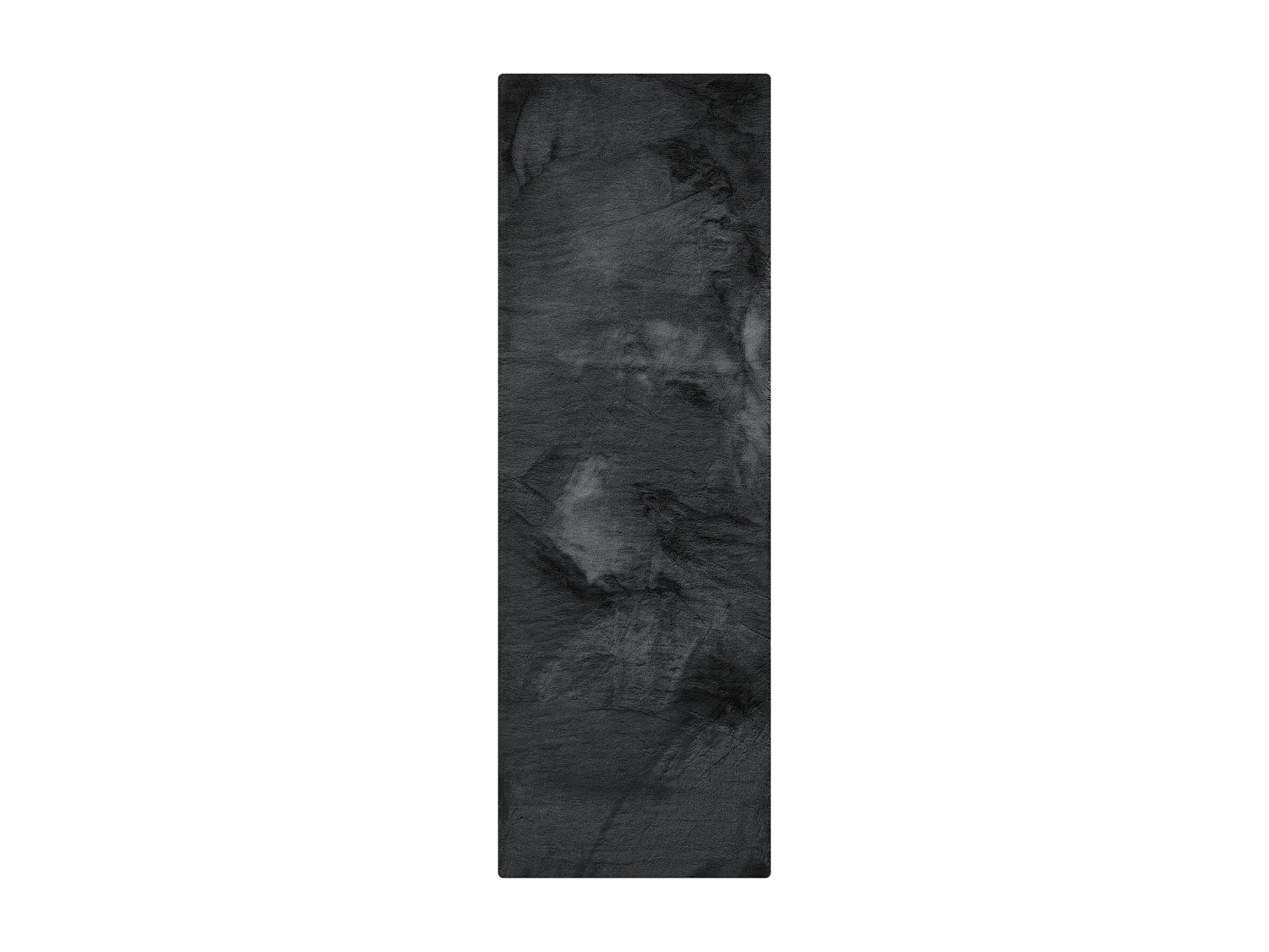 Tapis de fourrure Dave Anthracite 80x240 cm