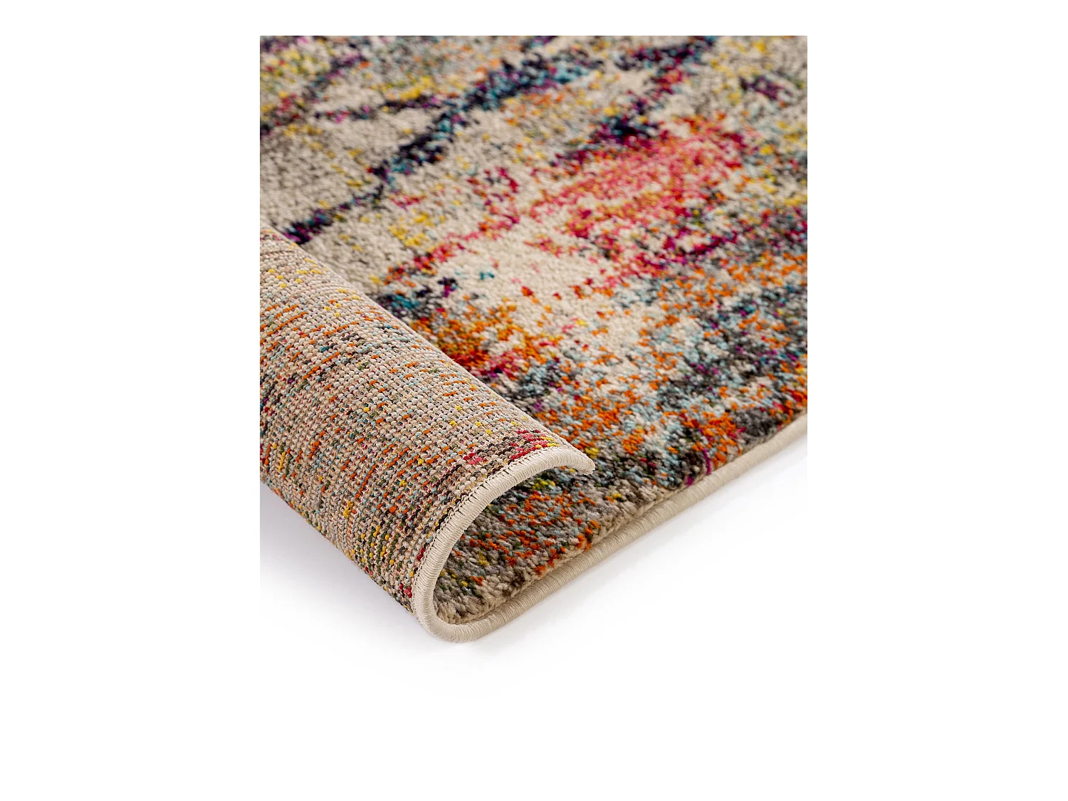 Tapis de couloir Casa Beige/Multicouleur 70x240 cm