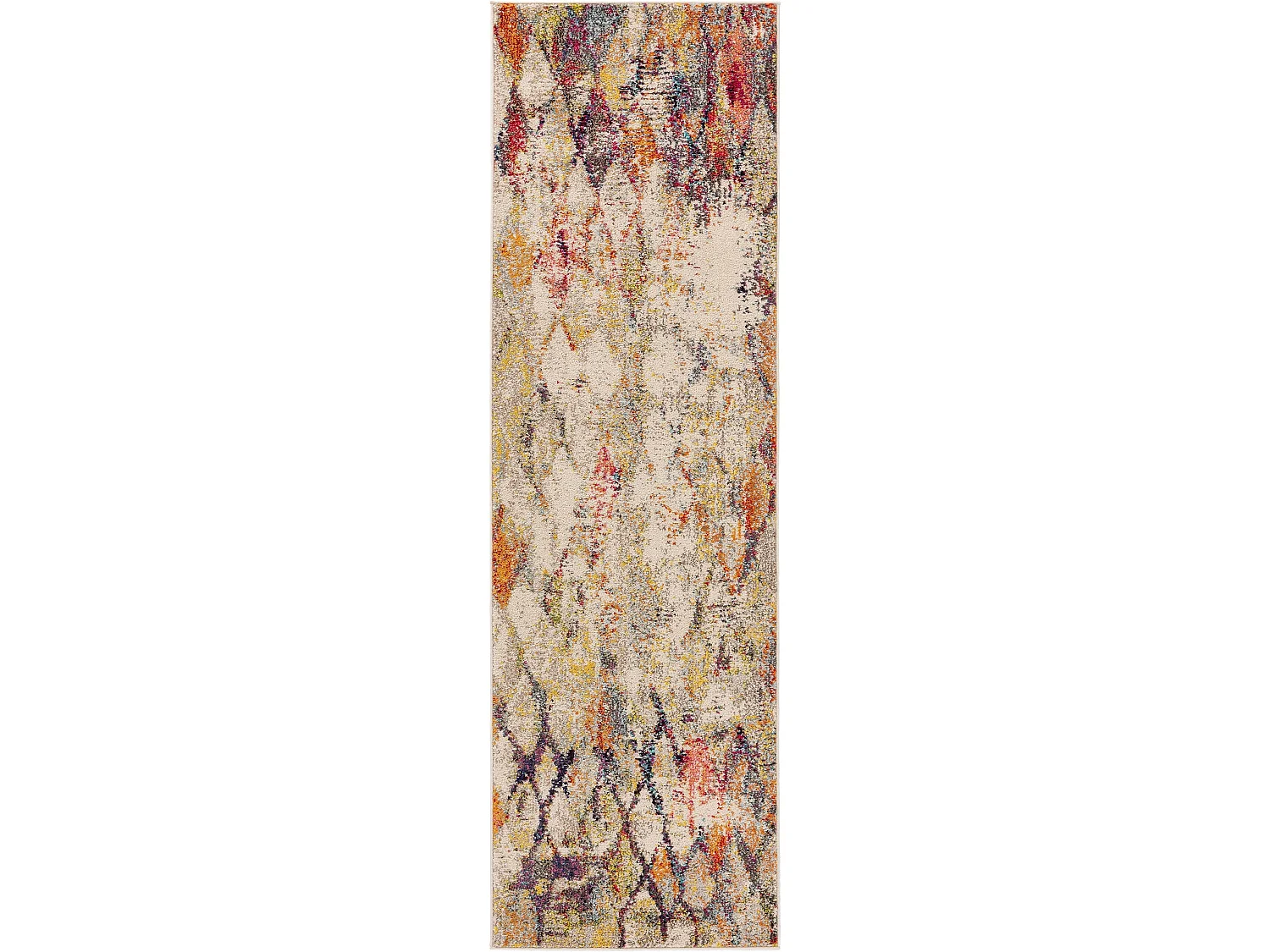 Tapis de couloir Casa Beige/Multicouleur 70x240 cm