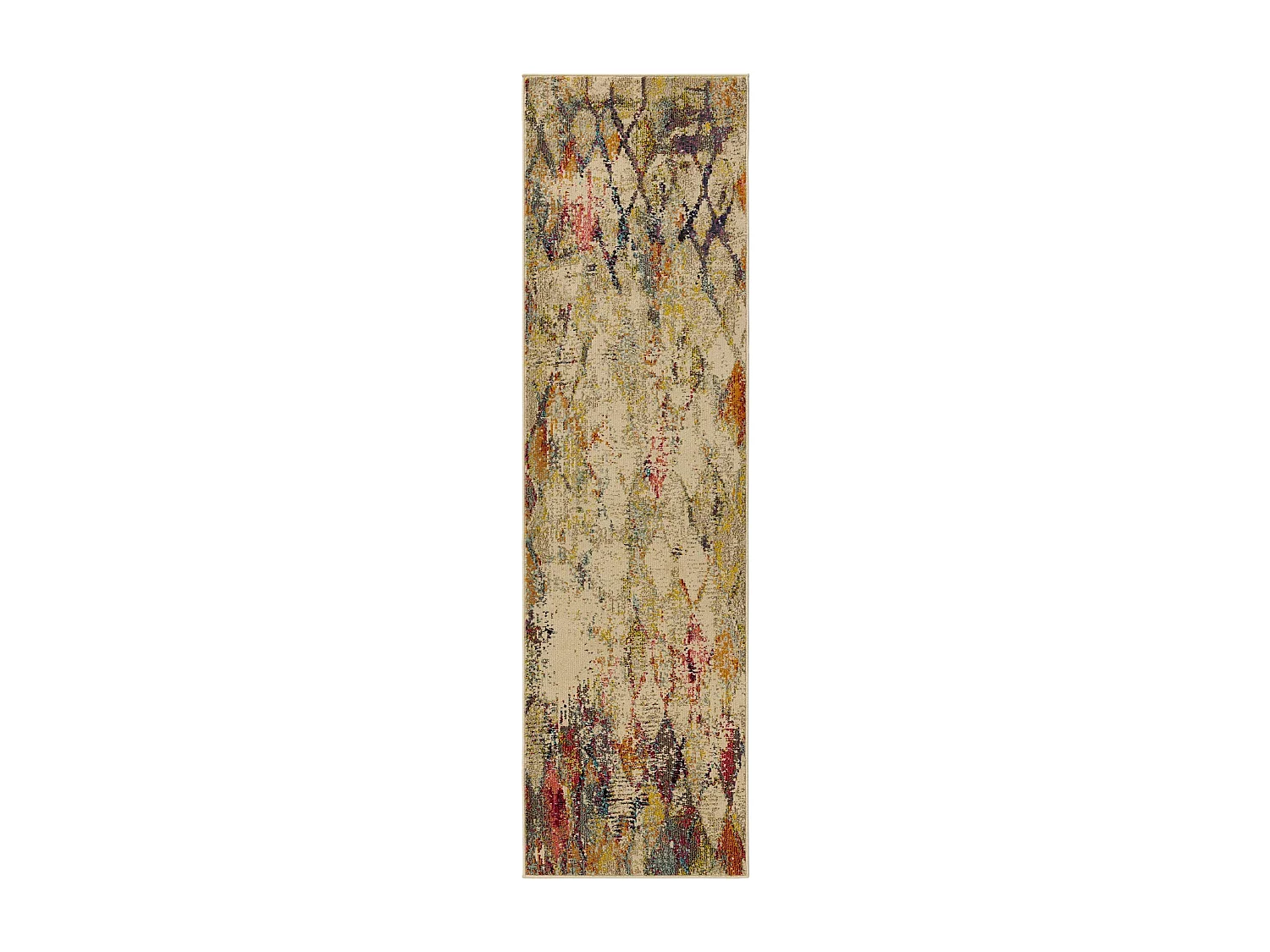 Tapis de couloir Casa Beige/Multicouleur 70x240 cm
