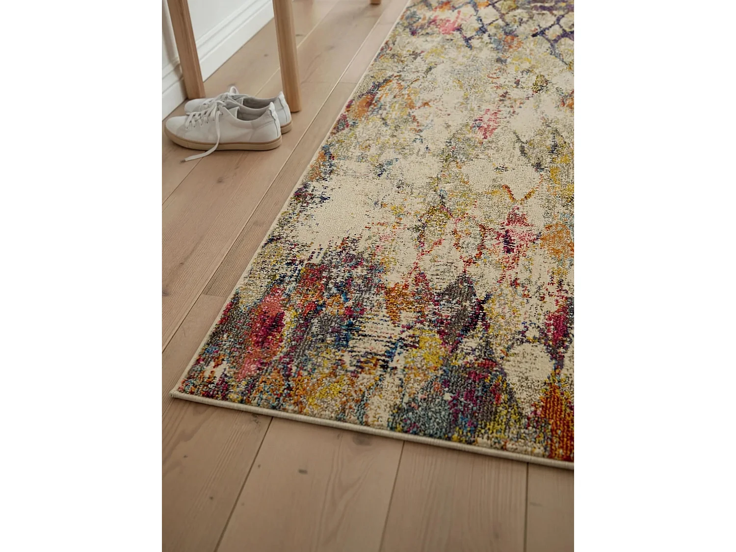 Tapis de couloir Casa Beige/Multicouleur 70x240 cm