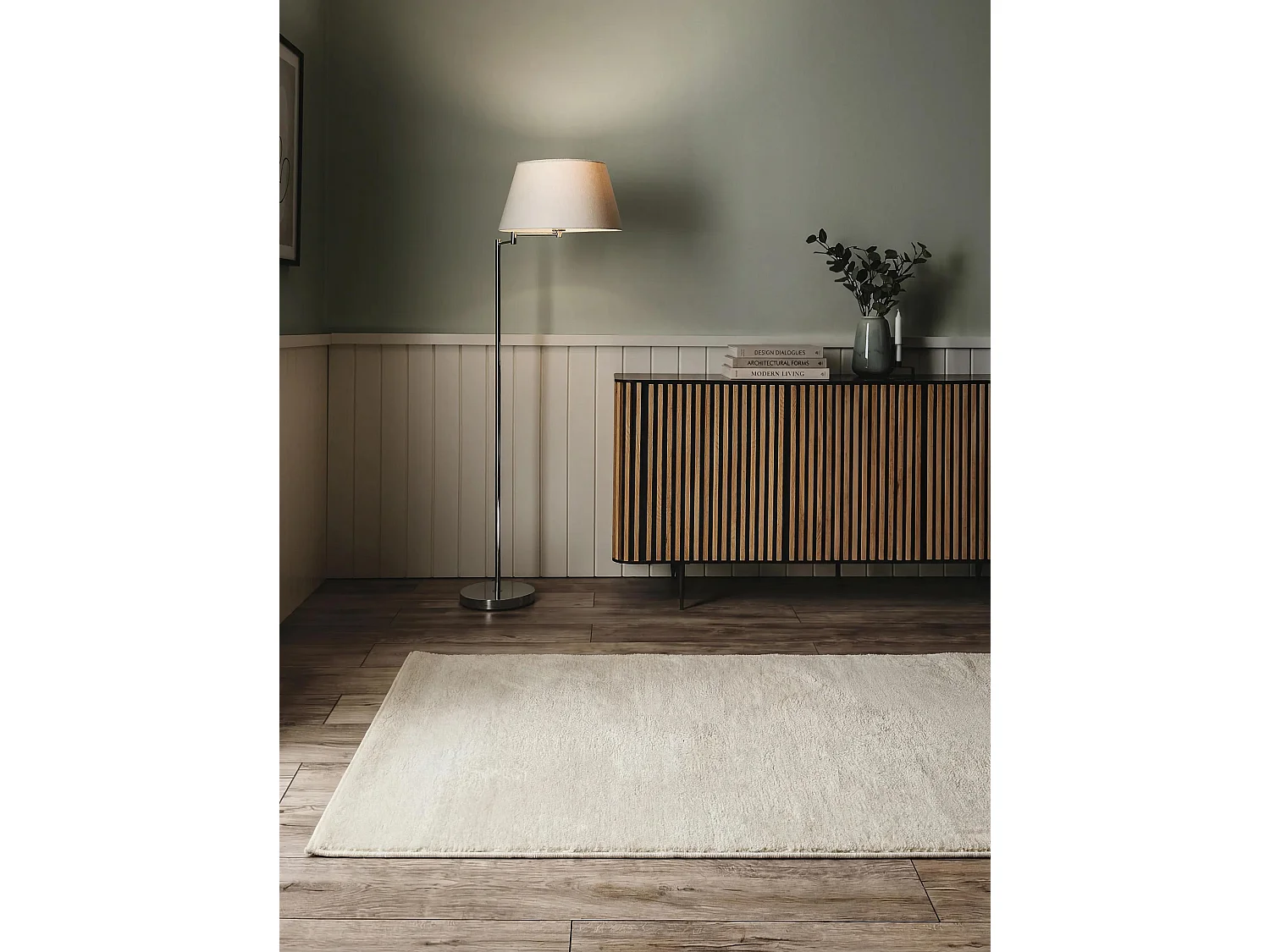 Tapis de couloir Soda Blanc 80x240 cm