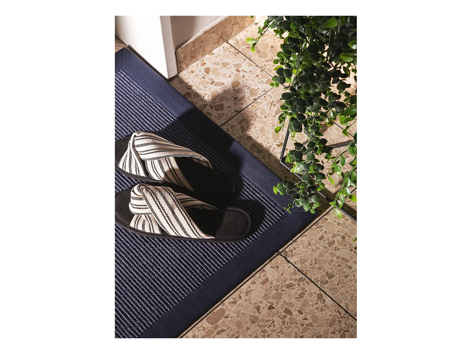 Paillasson Sana Bleu 60x90 cm