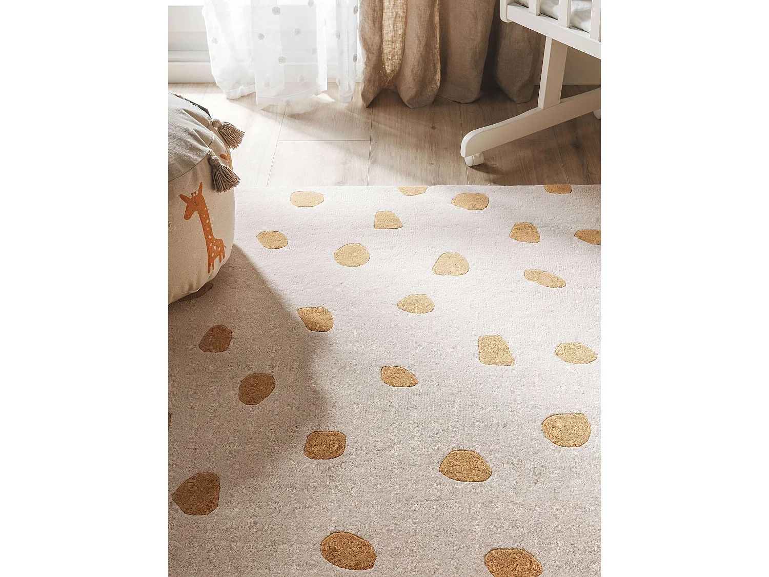 Tapis enfant Savannah Jaune 120x170 cm