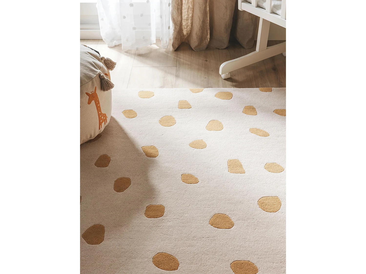 Tapis enfant Savannah Jaune 120x170 cm