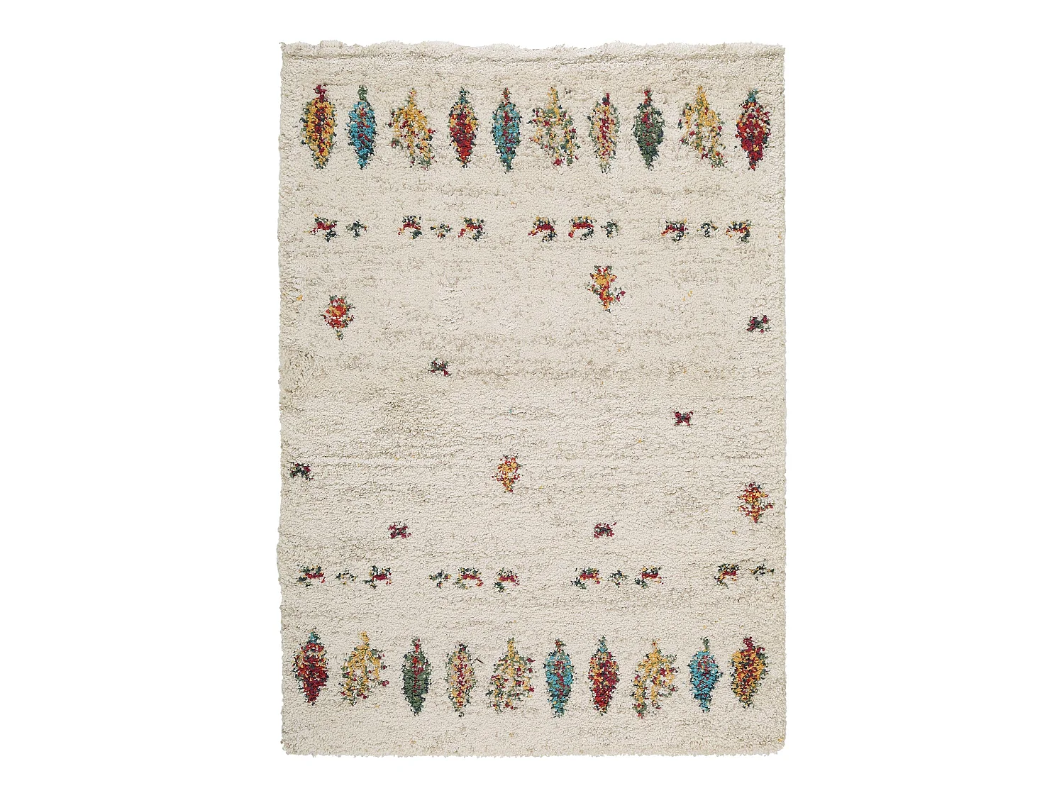 Tapis à poils longs Gobi Beige 200x290 cm