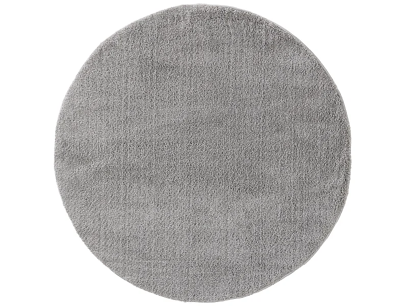 Tapis à poils longs rond Soda Gris ø 120 cm rond