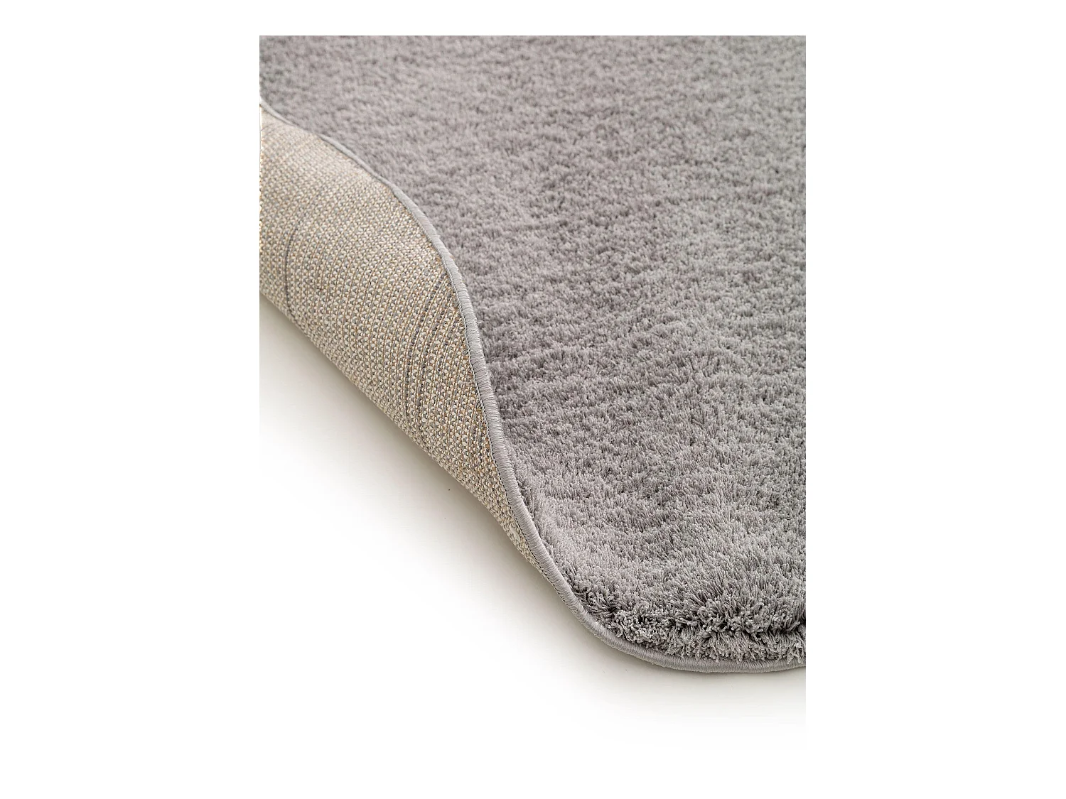 Tapis à poils longs rond Soda Gris ø 120 cm rond