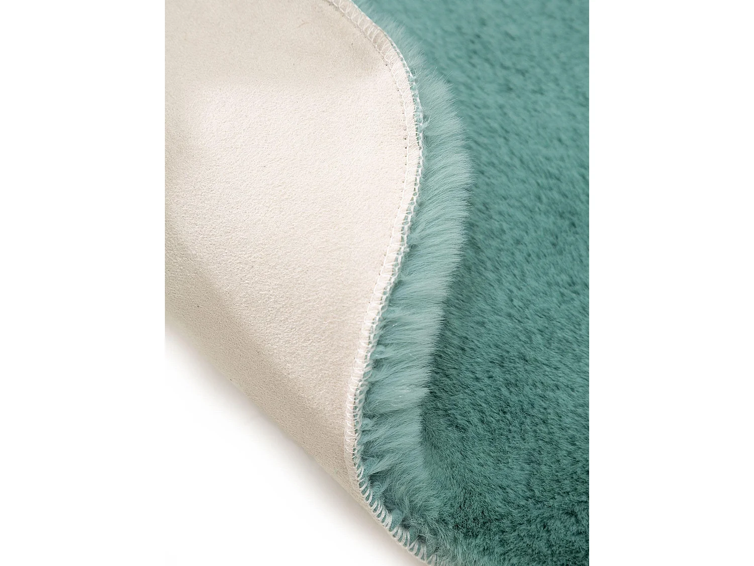 Fausse Fourrure Dave Bleu 60x90 cm