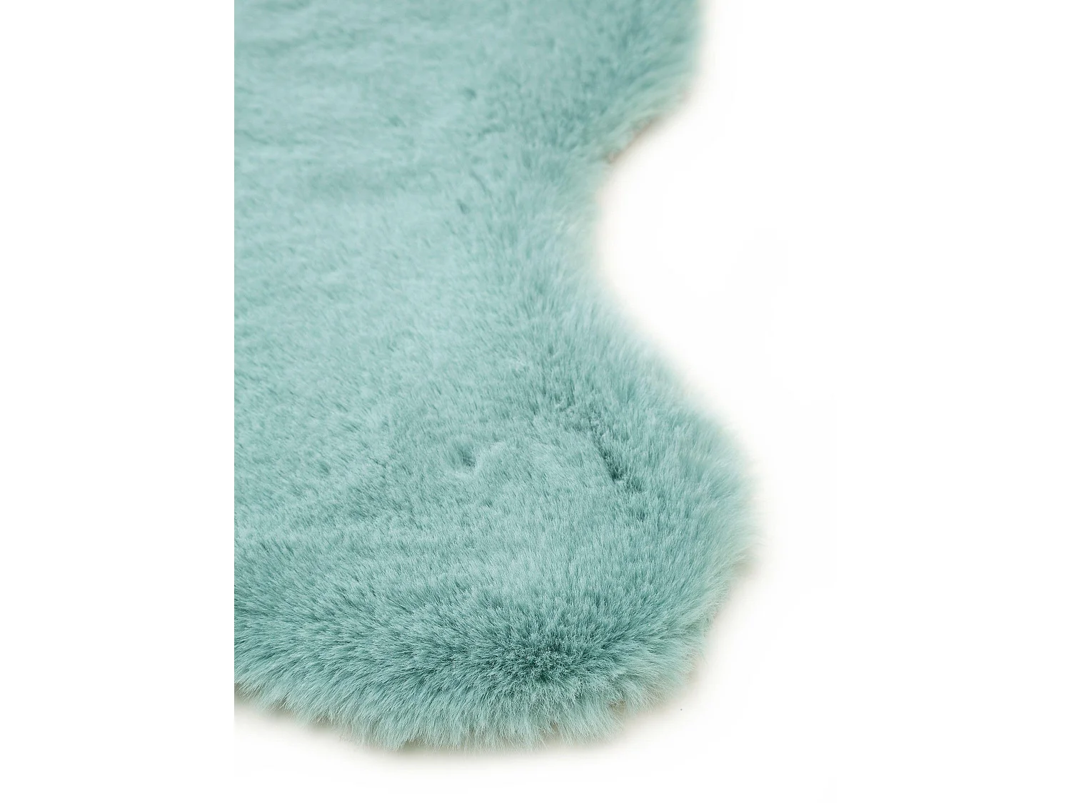 Fausse Fourrure Dave Bleu 60x90 cm