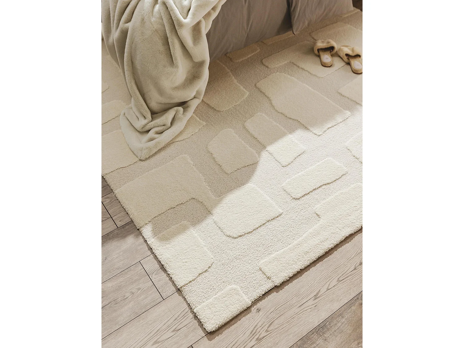 Tapis Eve Crème/Beige 200x290 cm
