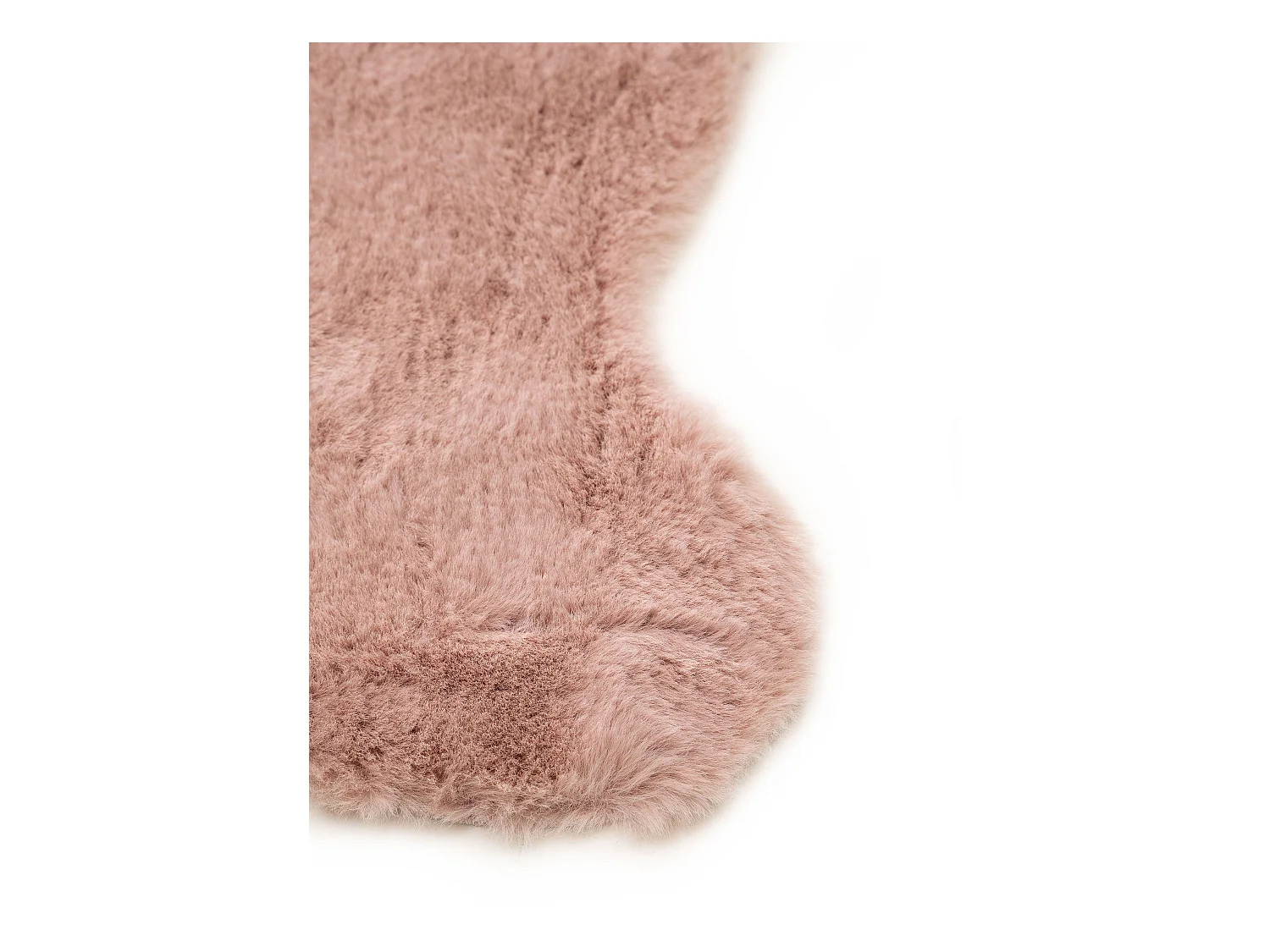 Fausse Fourrure Dave Rose 60x90 cm