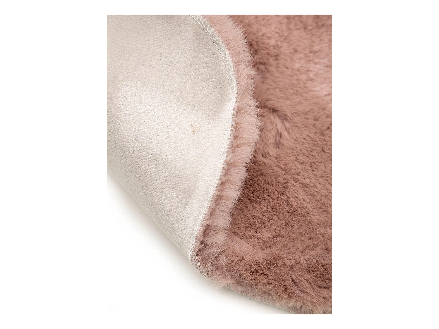 Fausse Fourrure Dave Rose 60x90 cm