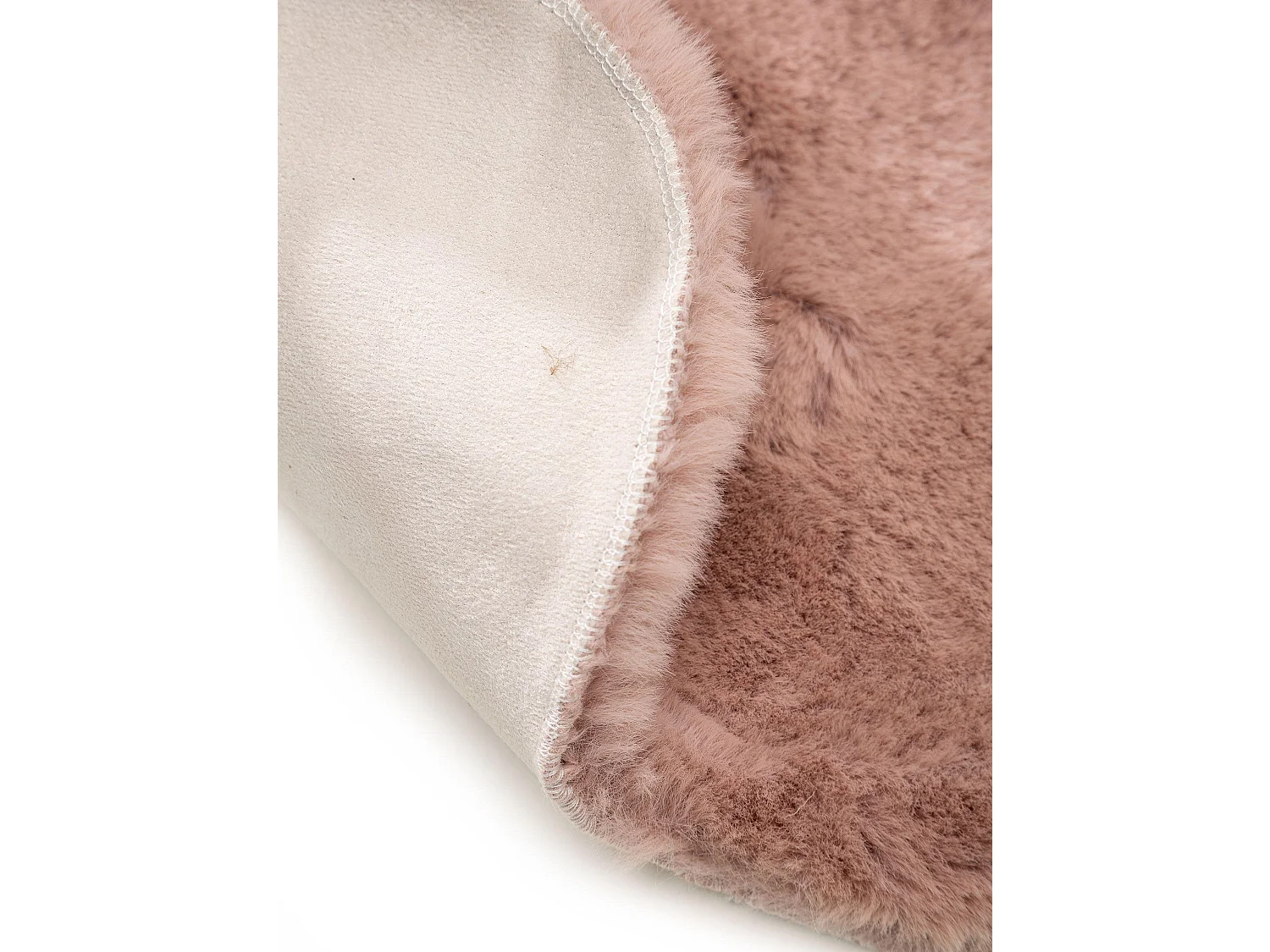 Fausse Fourrure Dave Rose 60x90 cm
