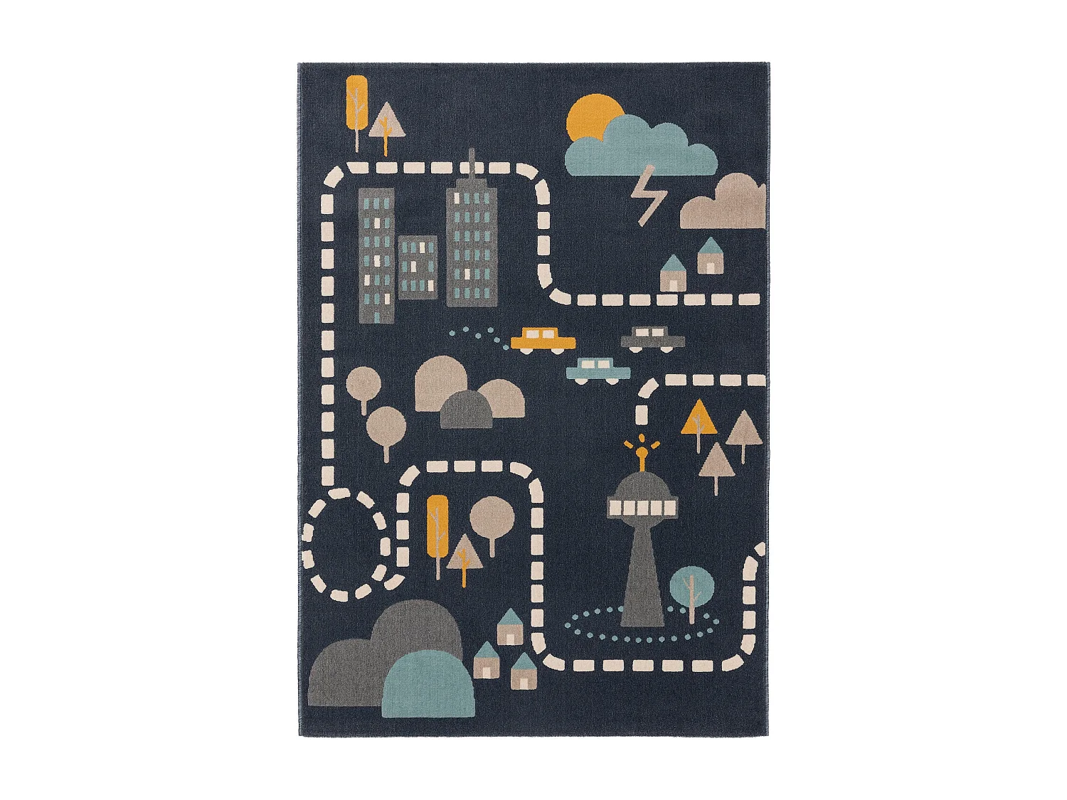 Tapis enfant Juno Bleu 120x170 cm