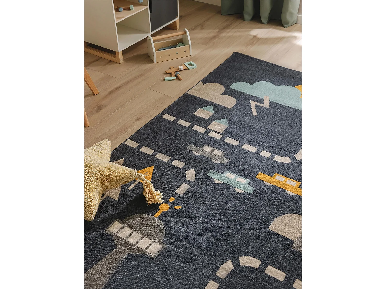 Tapis enfant Juno Bleu 120x170 cm