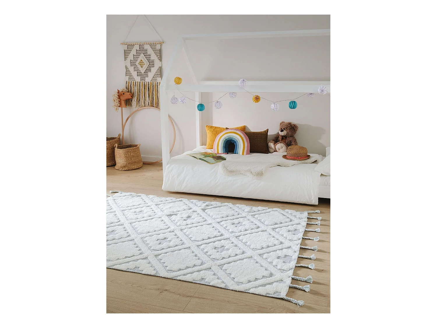 Tapis lavables pour enfants Matheo Menthe 120x170 cm