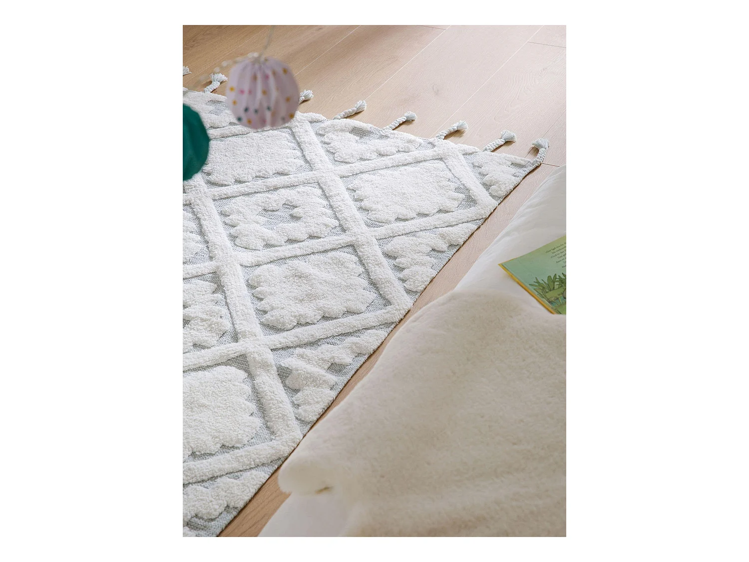 Tapis lavables pour enfants Matheo Menthe 120x170 cm