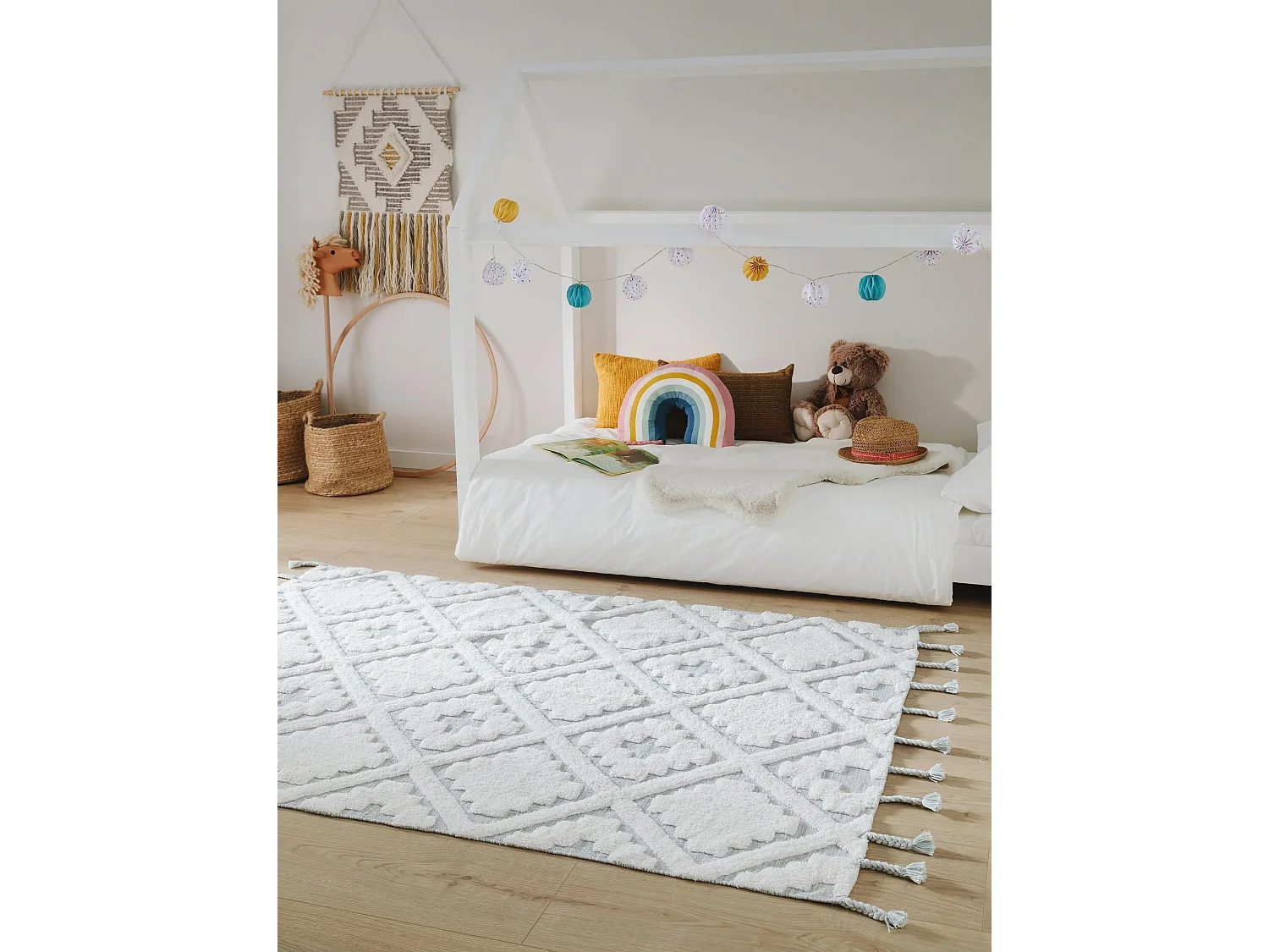 Tapis lavables pour enfants Matheo Menthe 120x170 cm