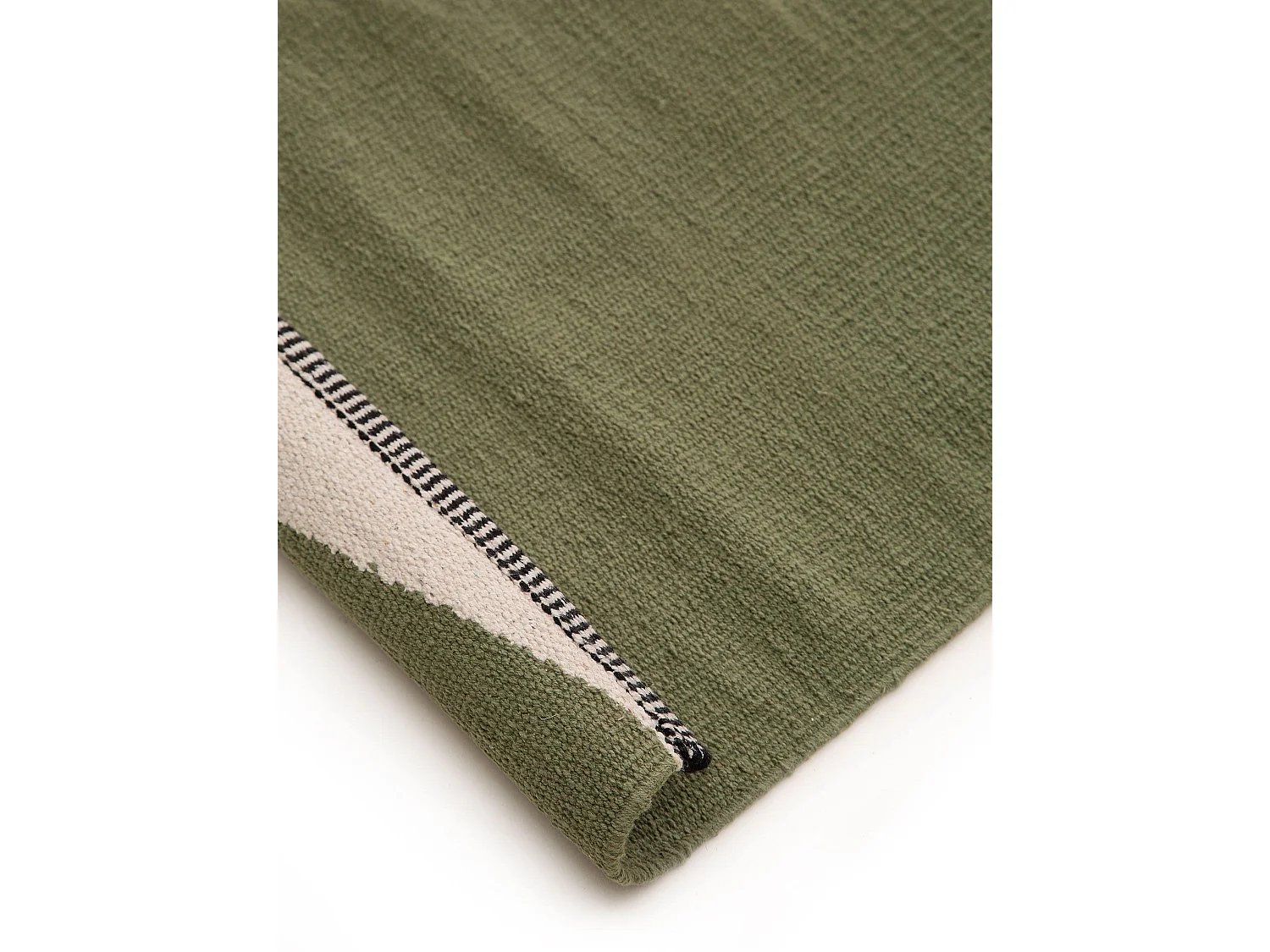 Tapis en coton Lenny Vert 120x170 cm