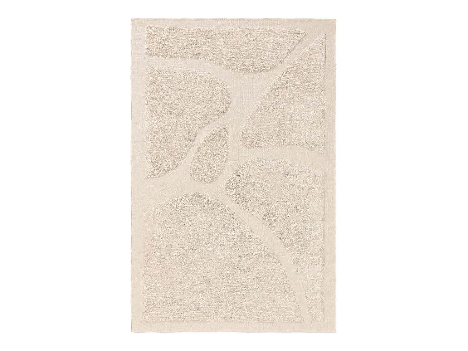 Tapis en coton Isla Beige 160x230 cm