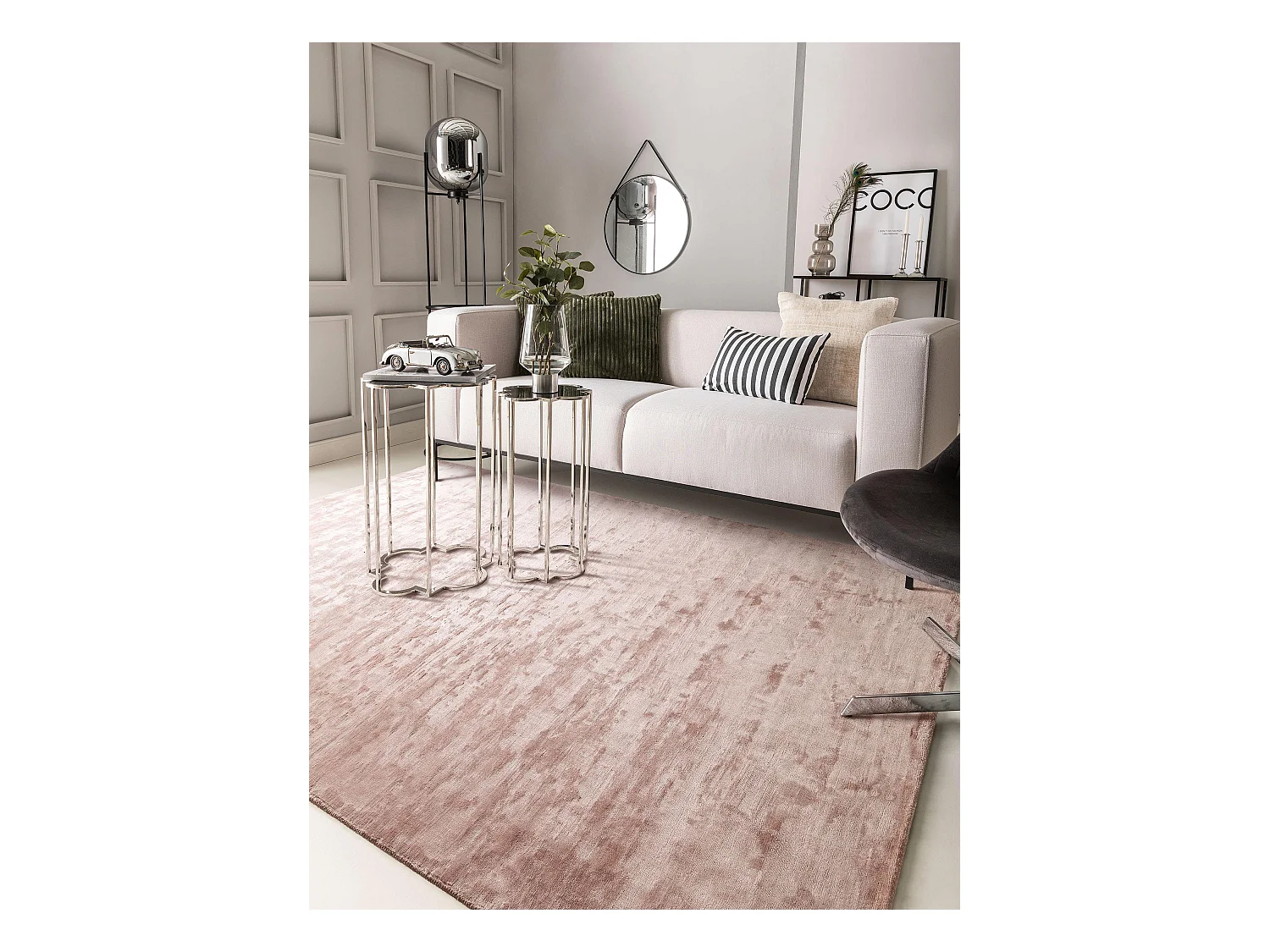 Tapis en viscose Nela Rose 80x150 cm