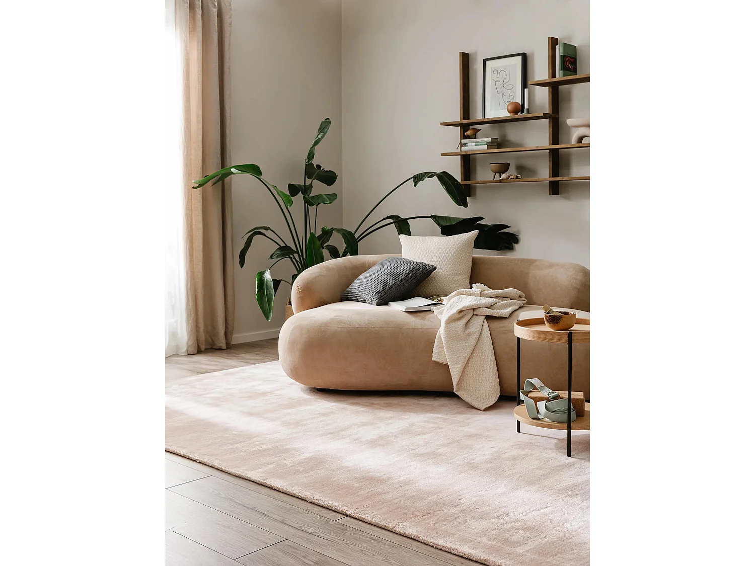 Tapis en viscose Nela Rose 200x300 cm