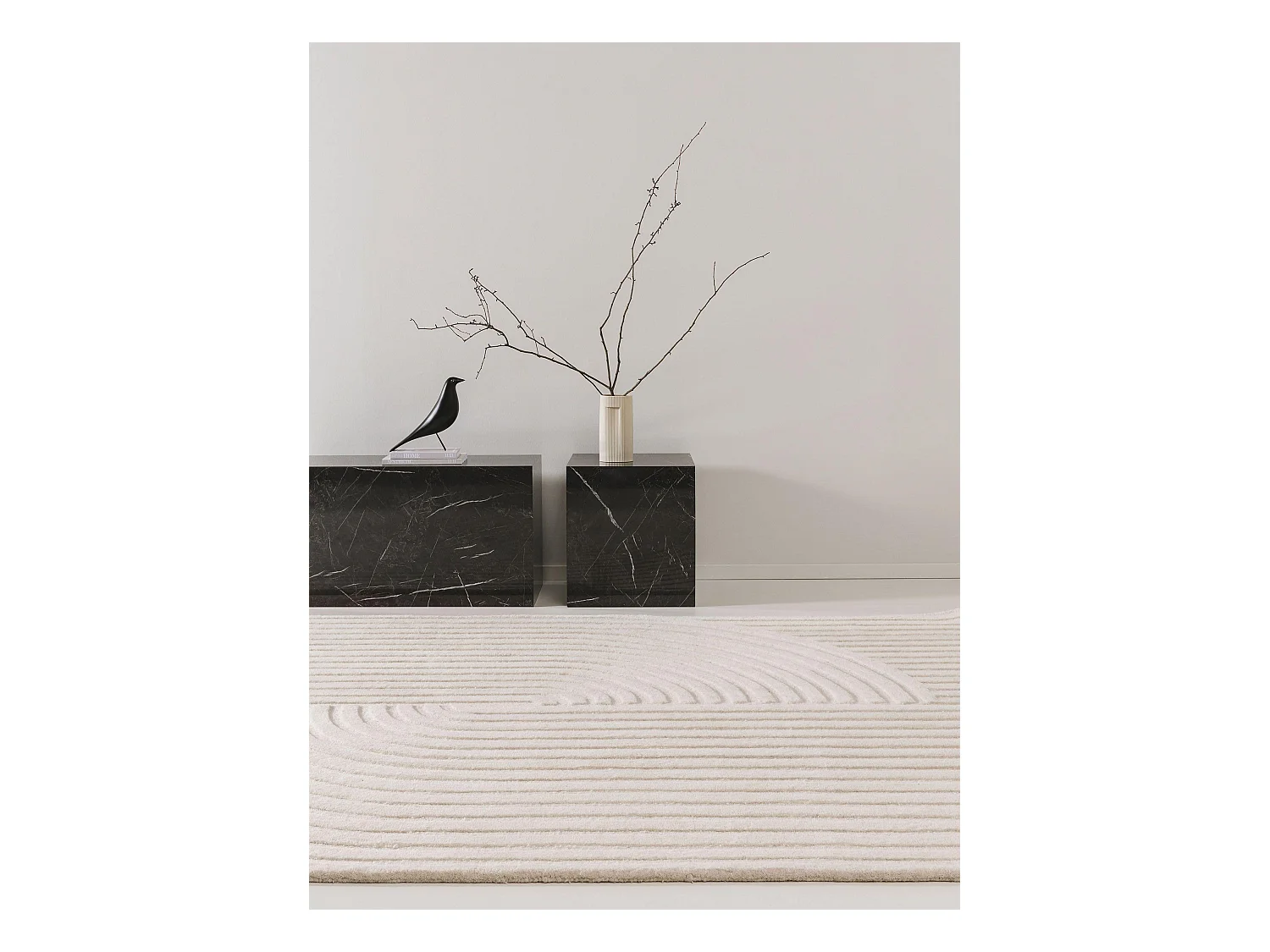Tapis de laine Yanis Ivory 120x170 cm