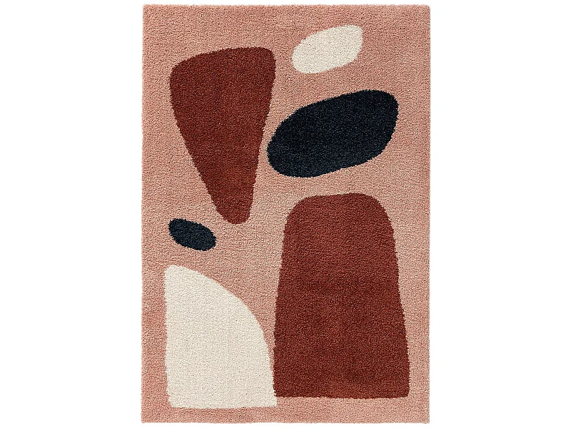 Tapis à poils longs Louise Multicouleur 200x290 cm