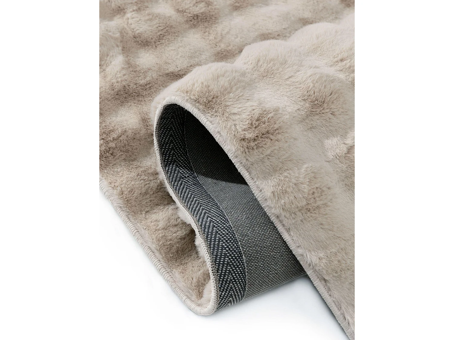 Tapis de fourrure Dave Beige 80x150 cm