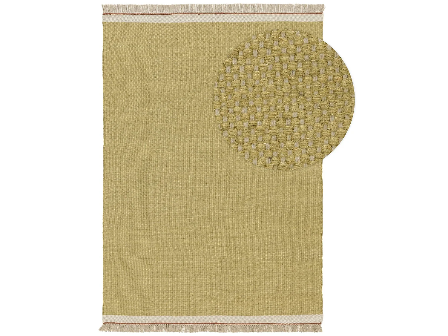 Tapis de laine Karla Vert 160x230 cm