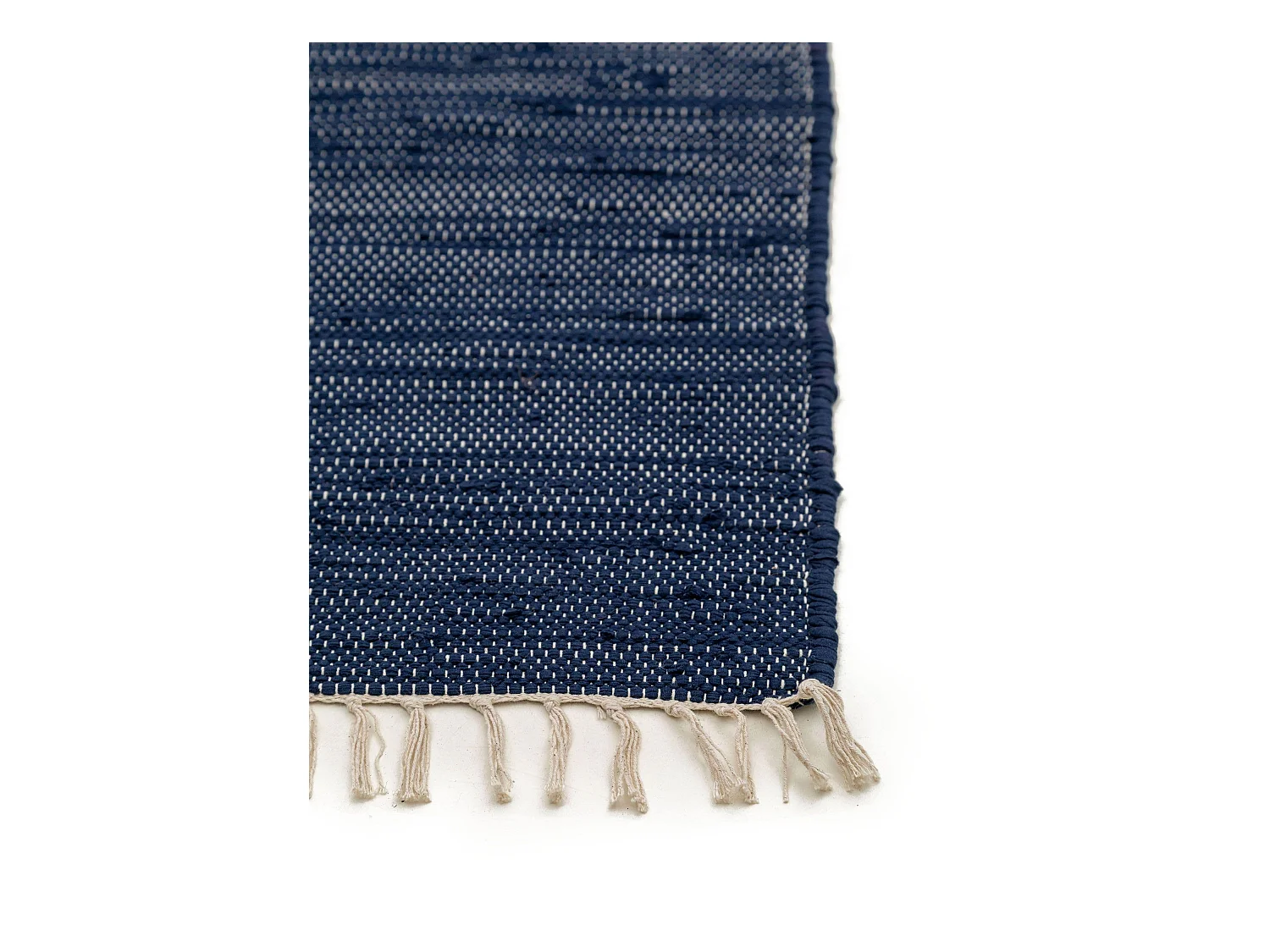 Tapis fabriqué à partir de matériaux recyclés Tom Bleu foncé 200x300 cm